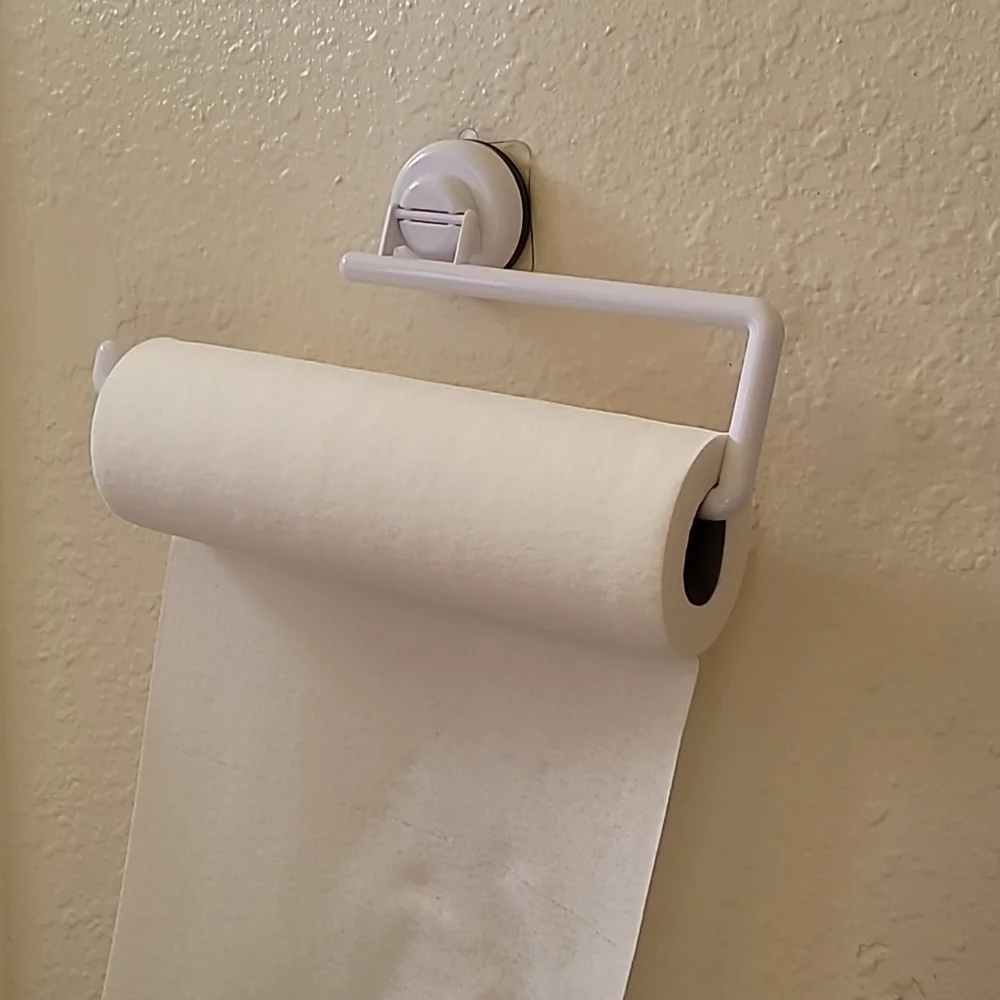 Non Drilling Paper Towel Holder Wall Mount